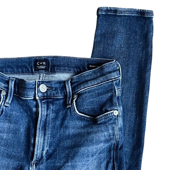 Citizens Of Humanity Women’s Sz 28 High Rise Rocket Skinny Jeans Stretch Denim - Picture 6 of 16